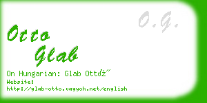 otto glab business card